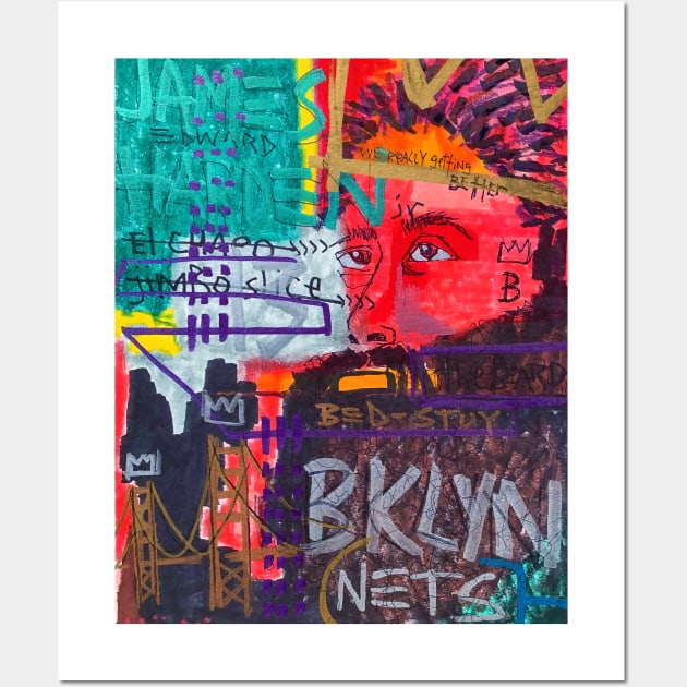 BED-STUY Wall Art by Basquiat